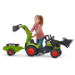 Продукт Falk Claas - Детски багер с две гребла, ремарке и педали - зелен - 3 - BG Hlapeta